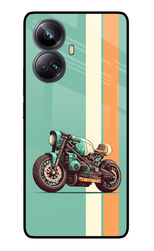 Striped Moto Drift Realme 10 Pro+ 5G Glass Case