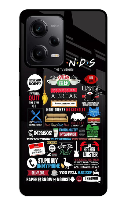 FRIENDS Redmi Note 12 5G Back Cover