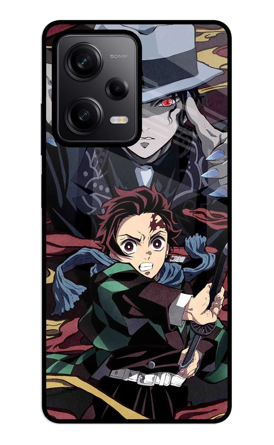 Demon Slayer Redmi Note 12 5G Glass Case