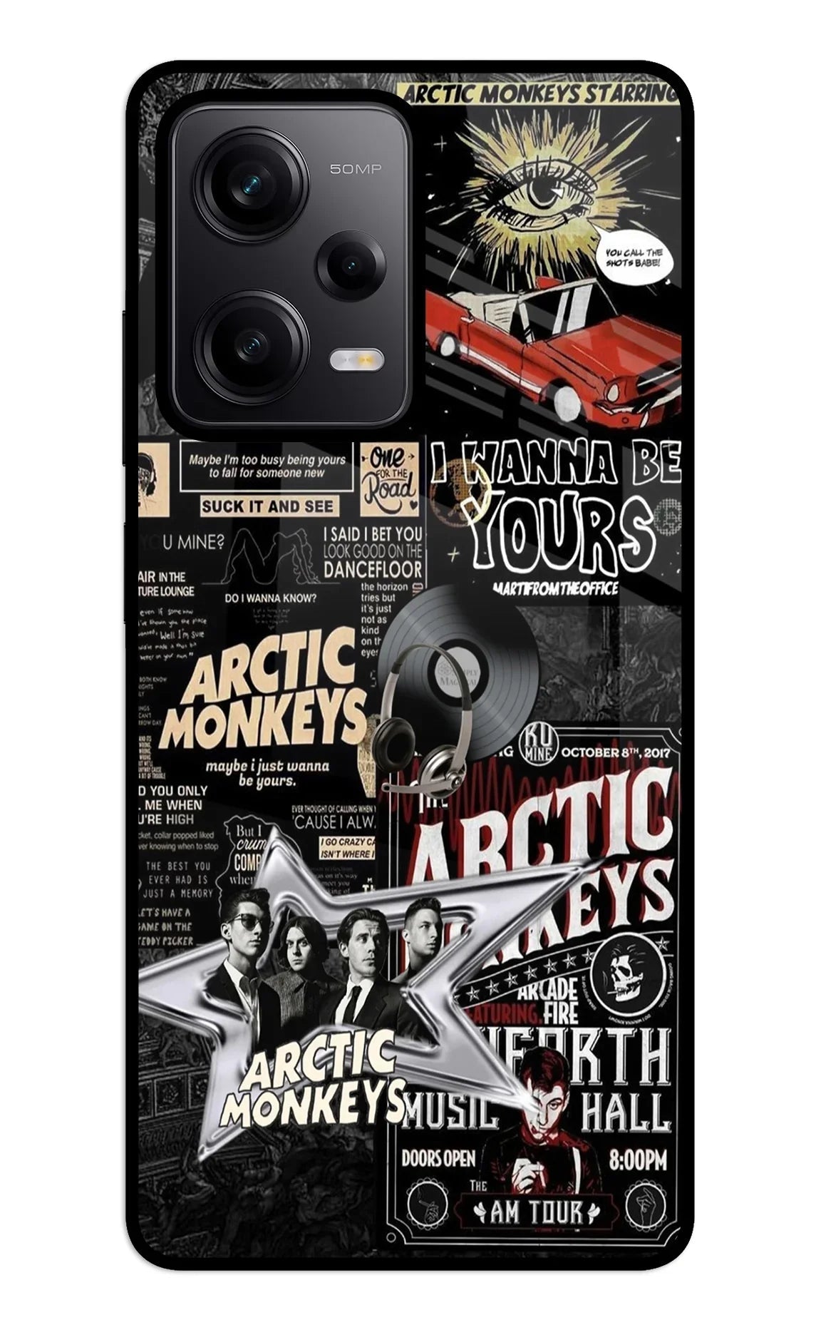 Arctic Monkeys Redmi Note 12 5G Glass Case