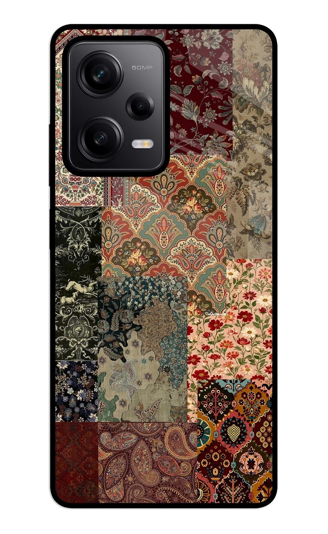 Desi Print Redmi Note 12 5G Glass Case