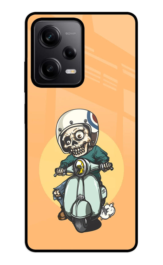 Undead Biker Redmi Note 12 5G Glass Case