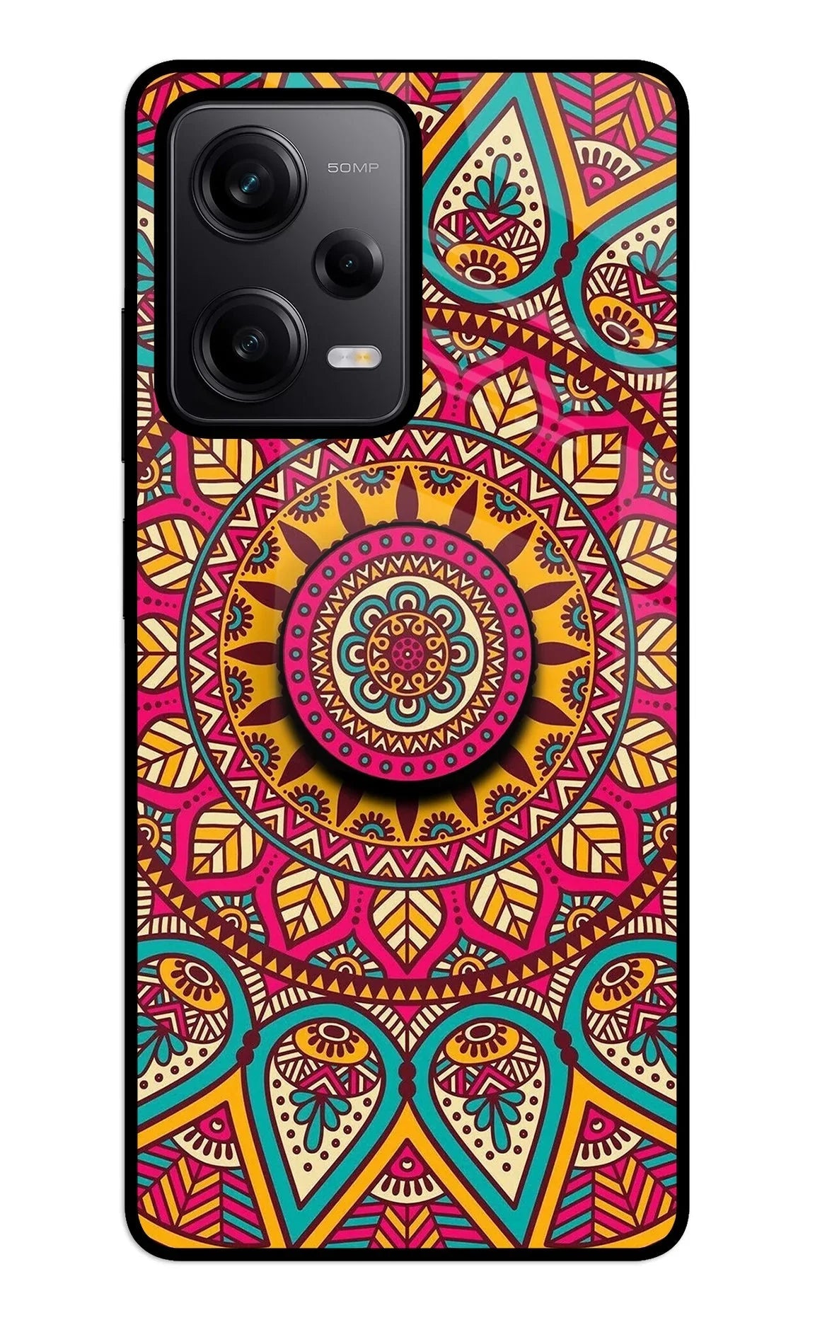 Mandala Redmi Note 12 5G Glass Case