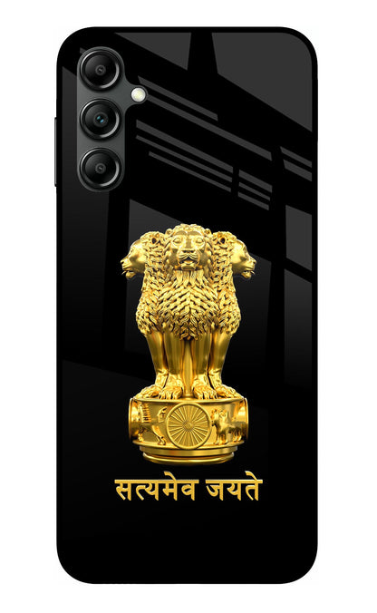 Satyamev Jayate Golden Samsung A14 5G Back Cover