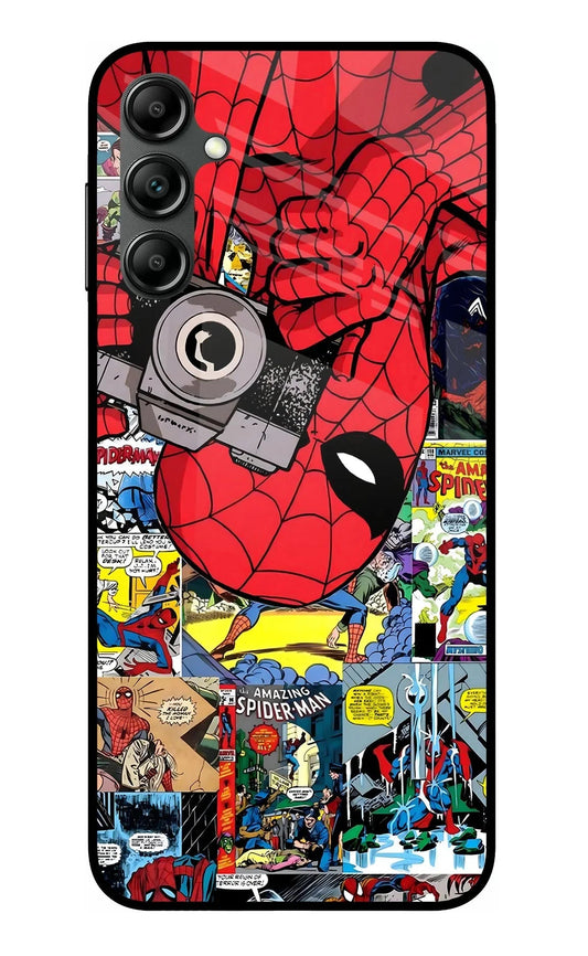 Spider Man Samsung A14 5G Glass Case