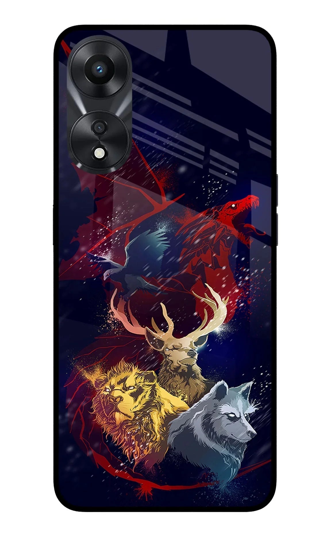 Game Of Thrones Oppo A78 5G Glass Case