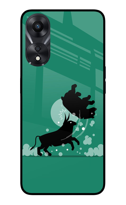 Bull Conqueror Oppo A78 5G Glass Case