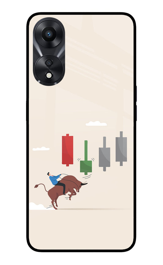 Bull Trading Momentum Oppo A78 5G Glass Case