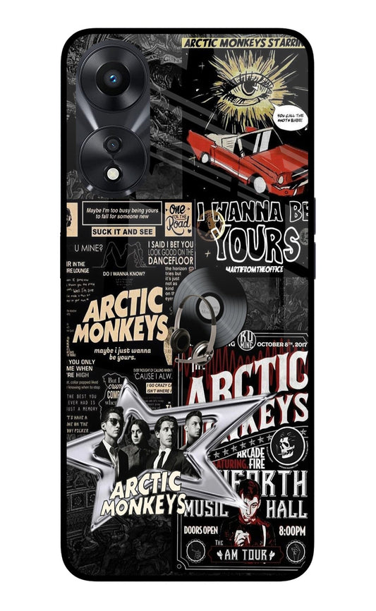 Arctic Monkeys Oppo A78 5G Glass Case