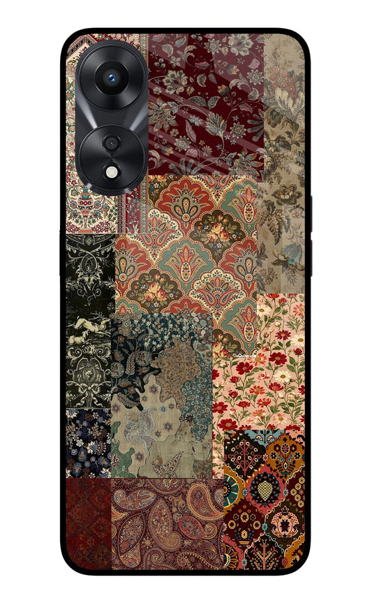 Desi Print Oppo A78 5G Glass Case