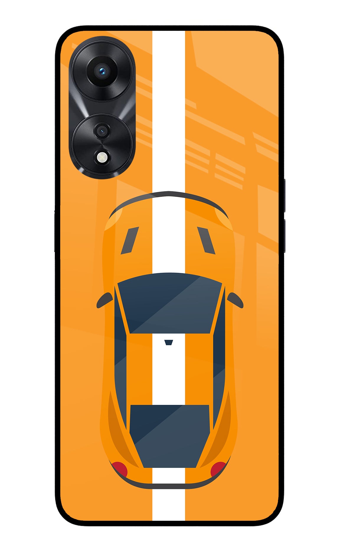 Highway Pursuit Oppo A78 5G Glass Case