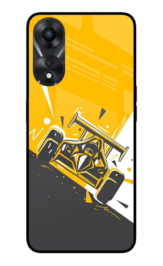 Track King Oppo A78 5G Glass Case