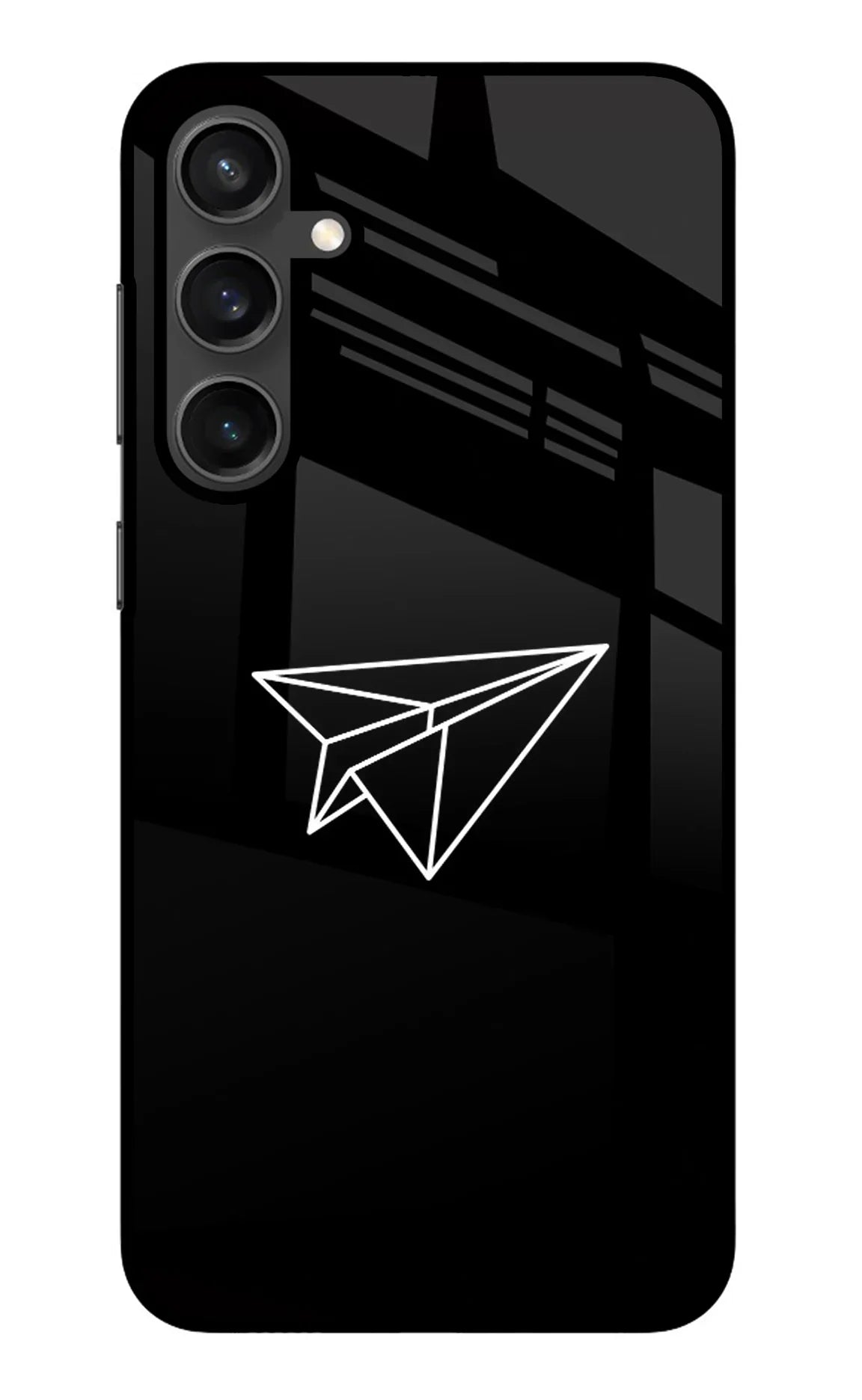Paper Plane White Samsung S23 Back Cover