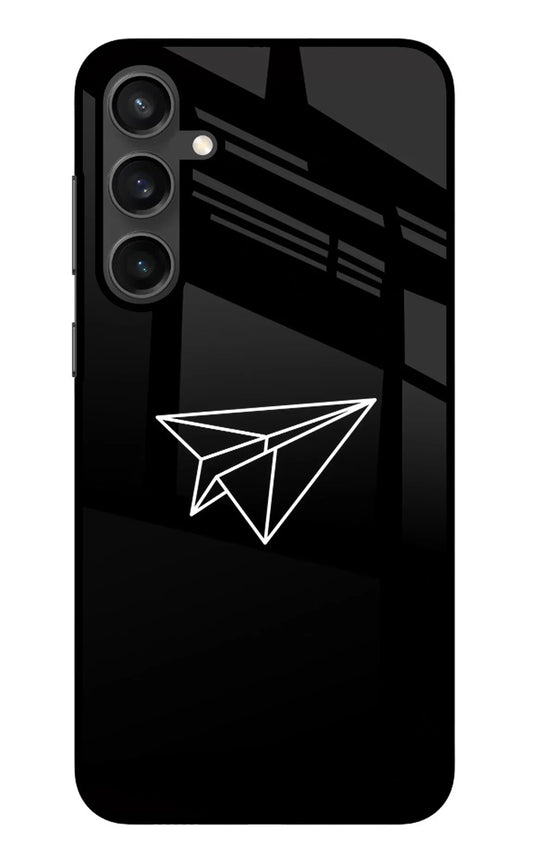 Paper Plane White Samsung S23 Back Cover