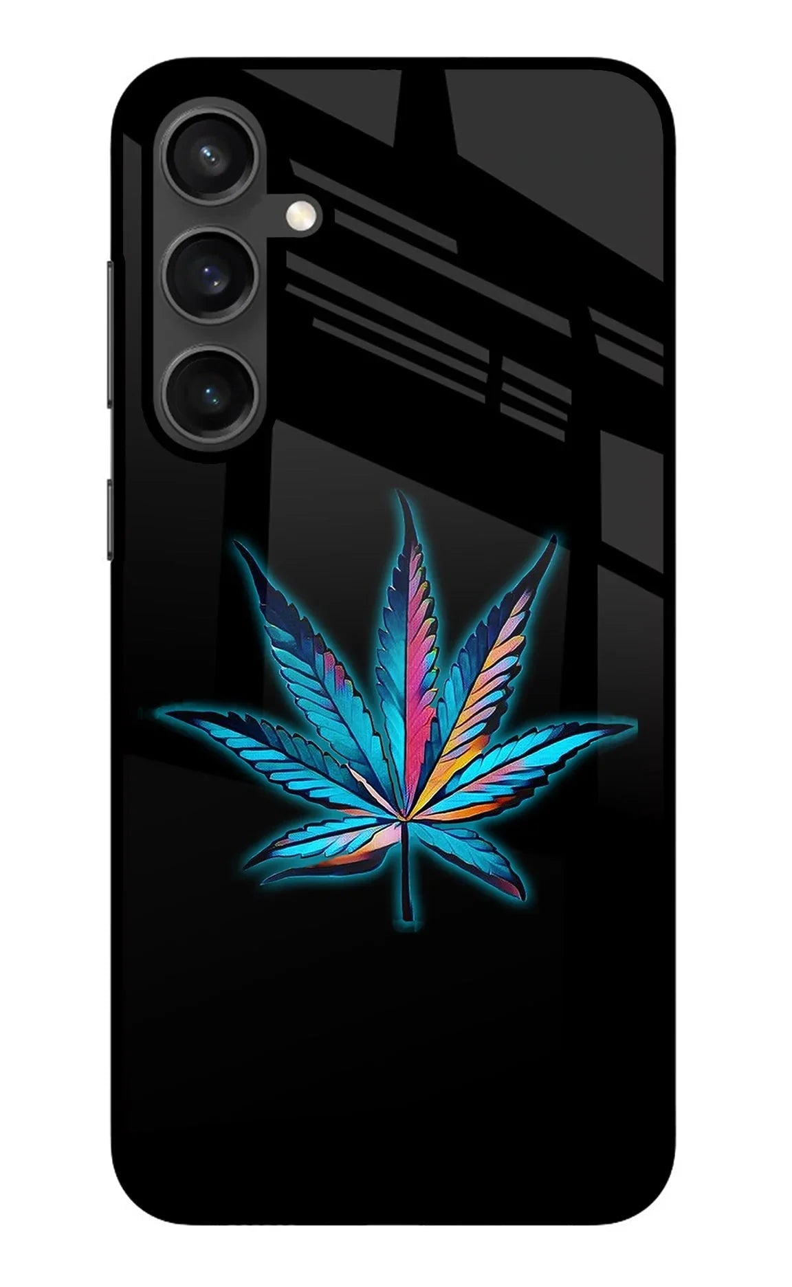 Weed Samsung S23 Glass Case