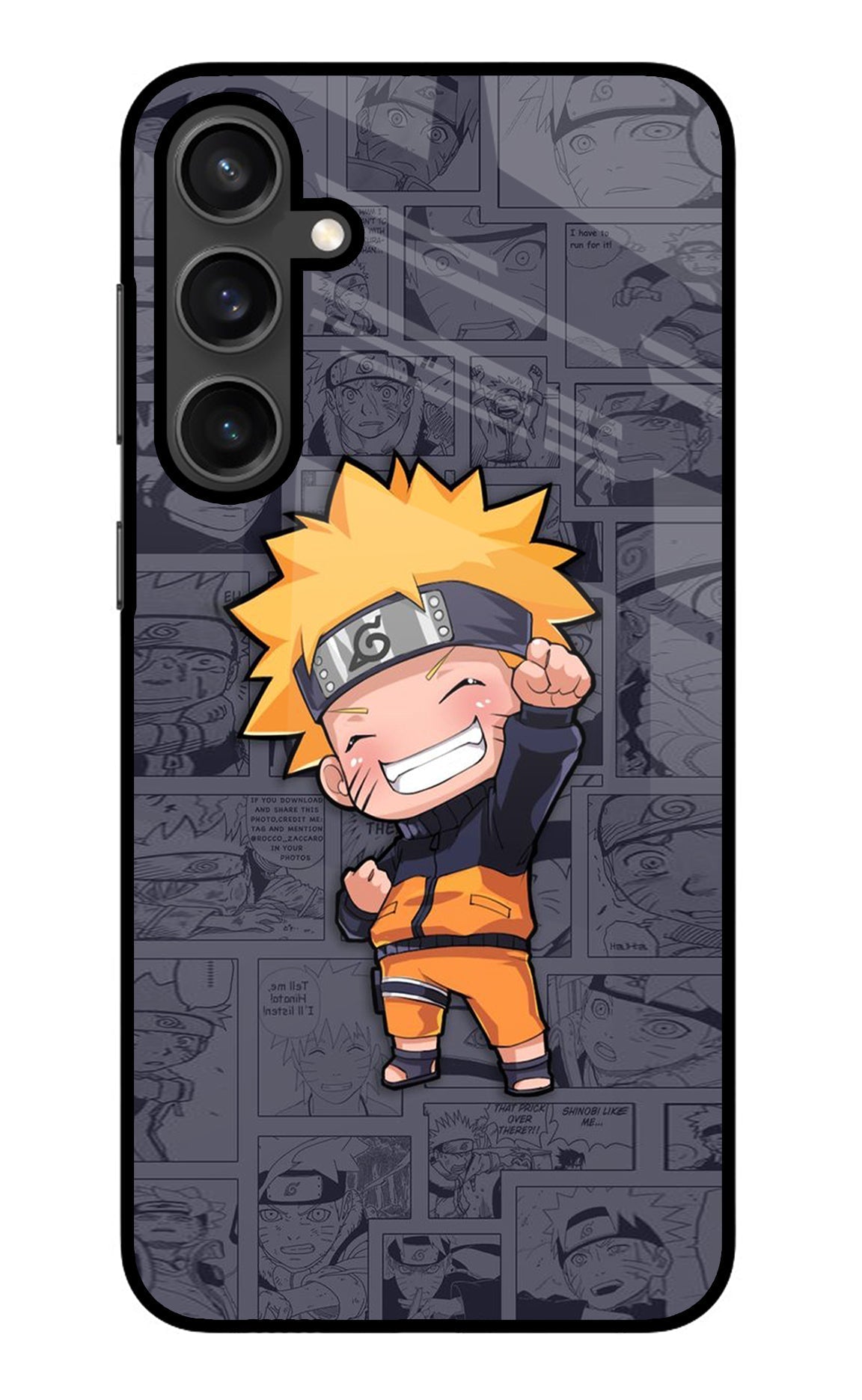 Chota Naruto Samsung S23 Glass Case