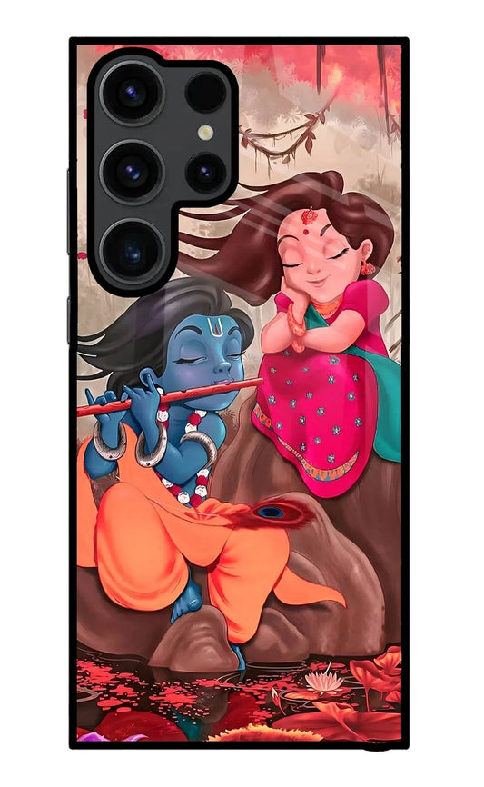 Radhe Krishna Samsung S23 Ultra Glass Case