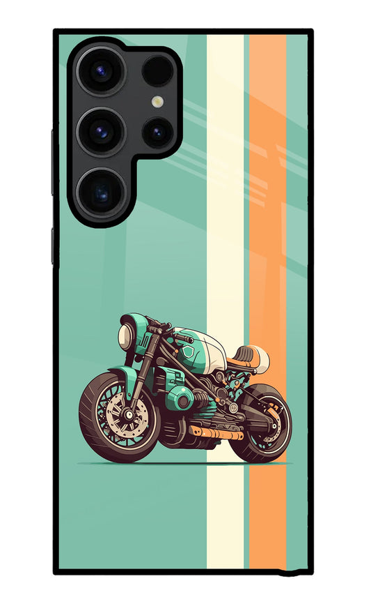 Striped Moto Drift Samsung S23 Ultra Back Cover
