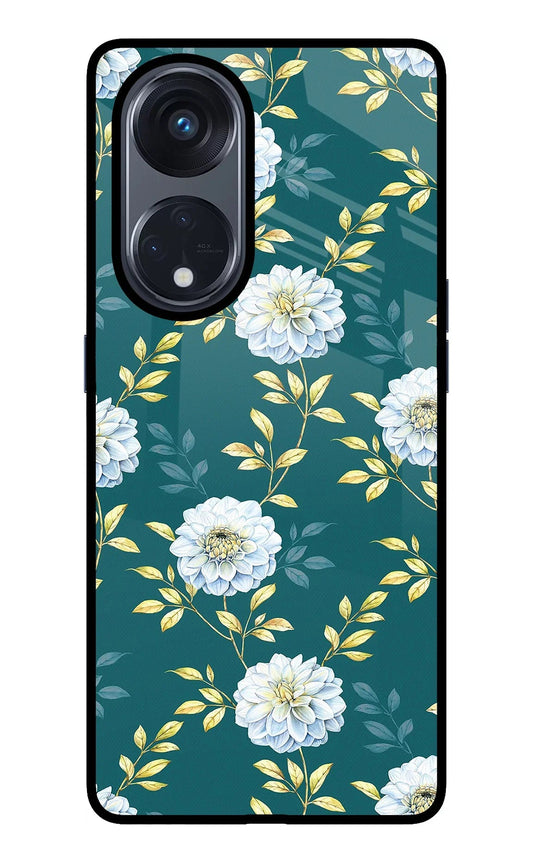 Flowers Oppo Reno8 T 5G Back Cover