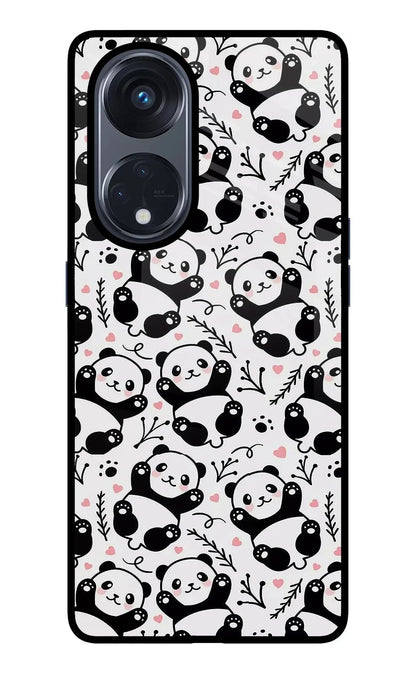 Cute Panda Oppo Reno8 T 5G Back Cover