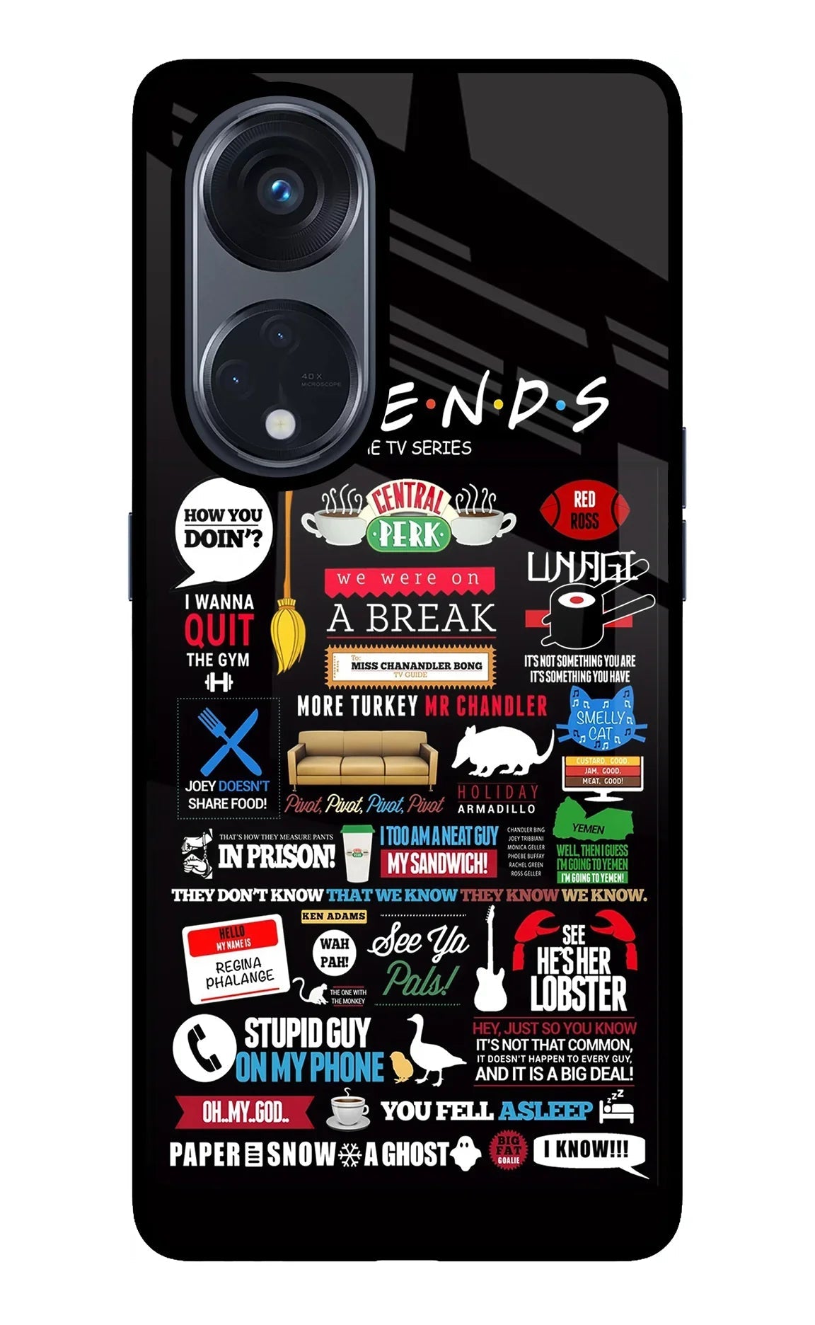 FRIENDS Oppo Reno8 T 5G Back Cover