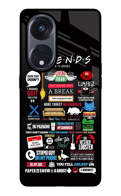 FRIENDS Oppo Reno8 T 5G Back Cover