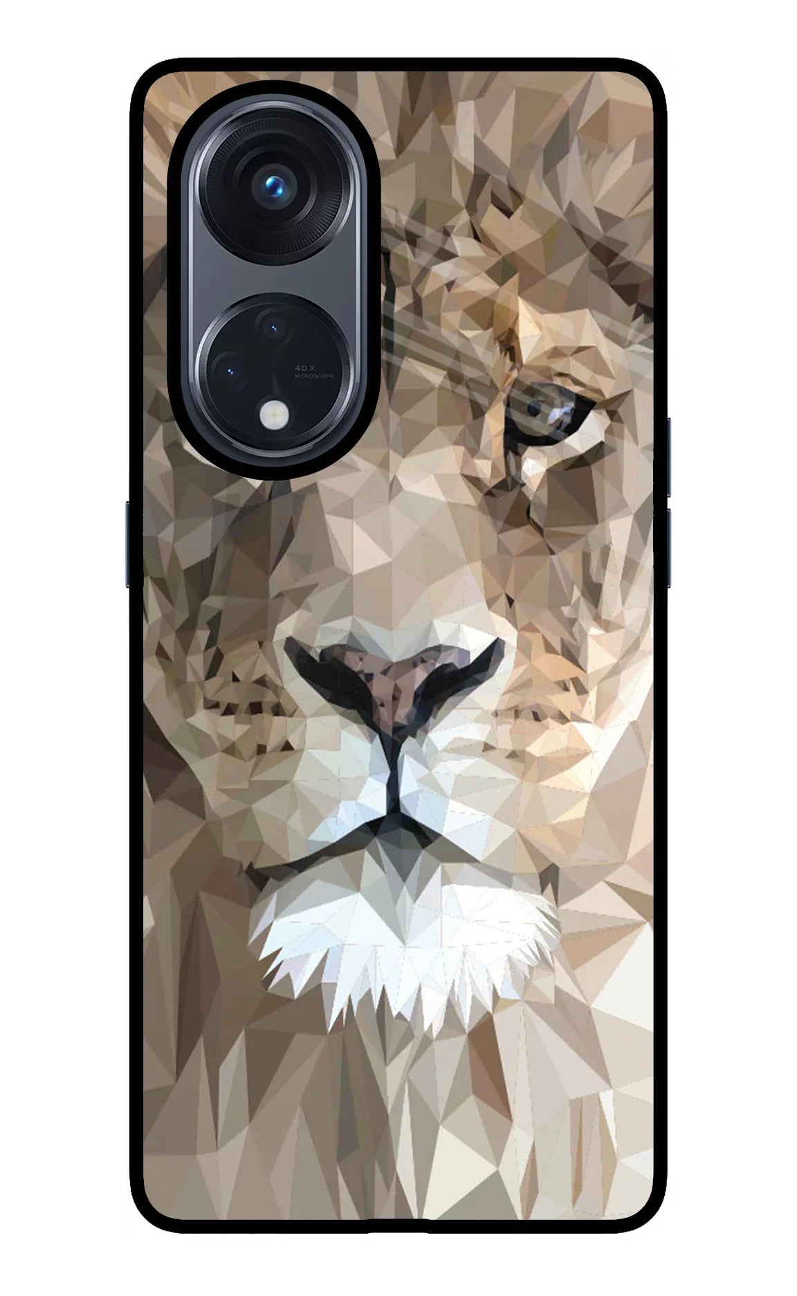 Lion Art Oppo Reno8 T 5G Back Cover