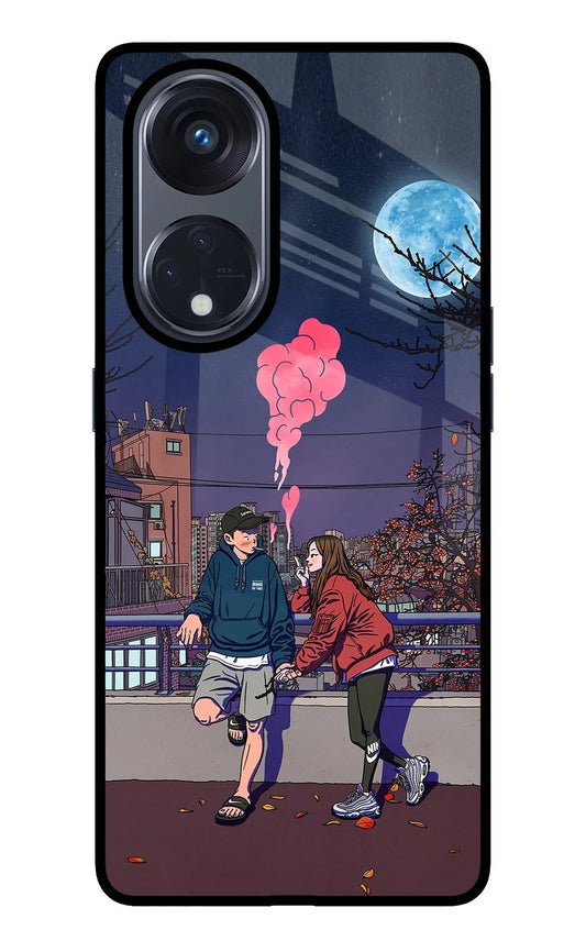 Chilling Couple Oppo Reno8 T 5G Back Cover