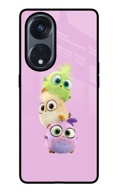 Cute Little Birds Oppo Reno8 T 5G Back Cover