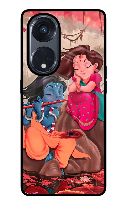 Radhe Krishna Oppo Reno8 T 5G Back Cover