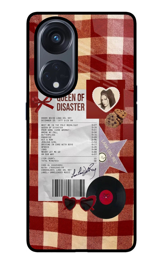 Queen of Disaster Oppo Reno8 T 5G Glass Case