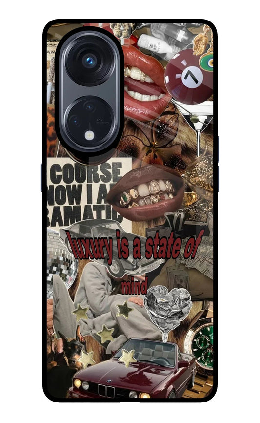 Luxury Oppo Reno8 T 5G Glass Case