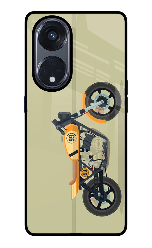 Vertical Speedster Oppo Reno8 T 5G Back Cover