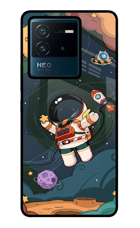 Cartoon Astronaut IQOO Neo 6 5G Back Cover