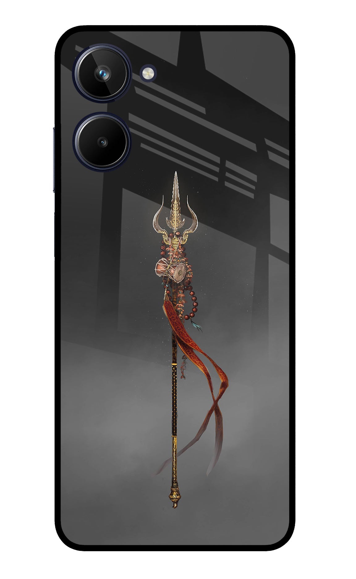 Shiv Trishul Realme 10 Glass Case