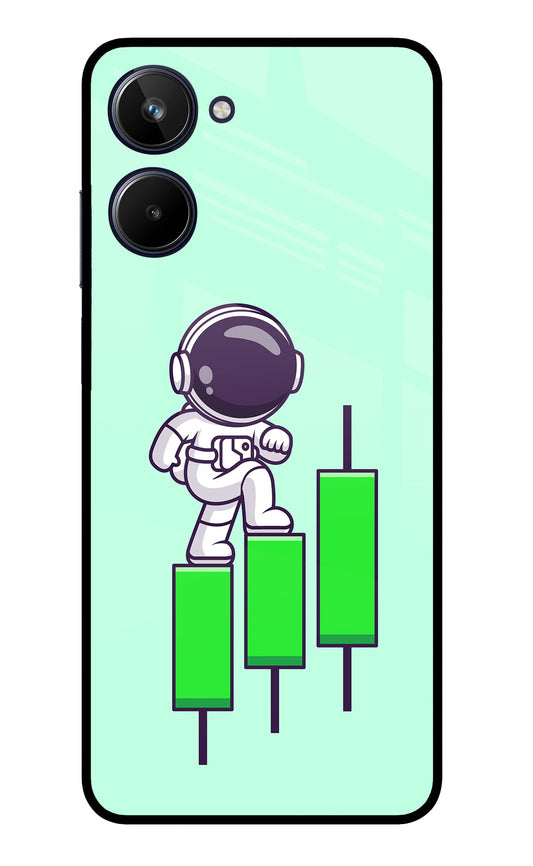 Astronaut Trader Realme 10 Glass Case