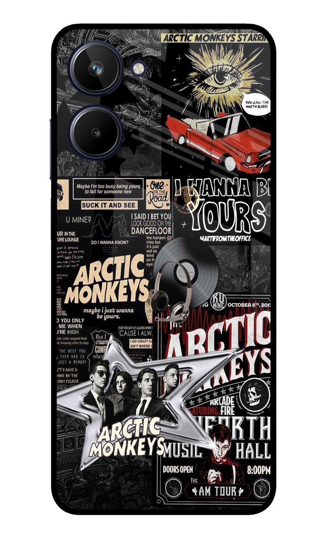 Arctic Monkeys Realme 10 Glass Case