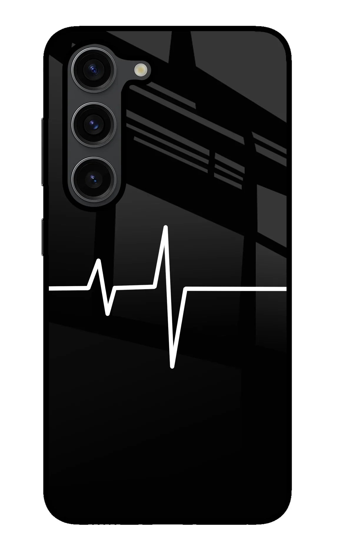 Heart Beats Samsung S23 Plus Glass Case