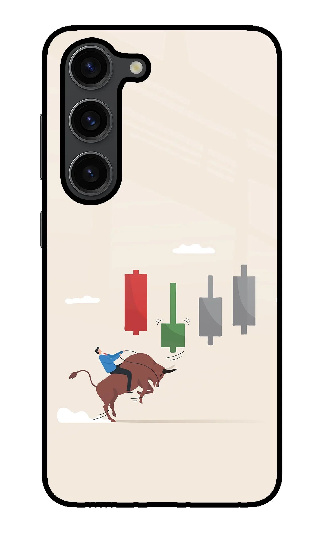 Bull Trading Momentum Samsung S23 Plus Glass Case