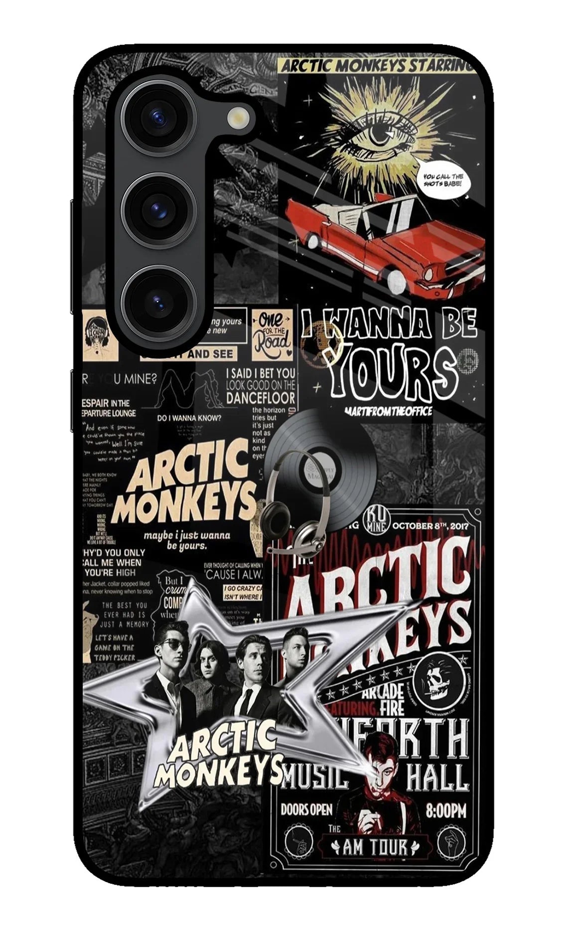 Arctic Monkeys Samsung S23 Plus Glass Case