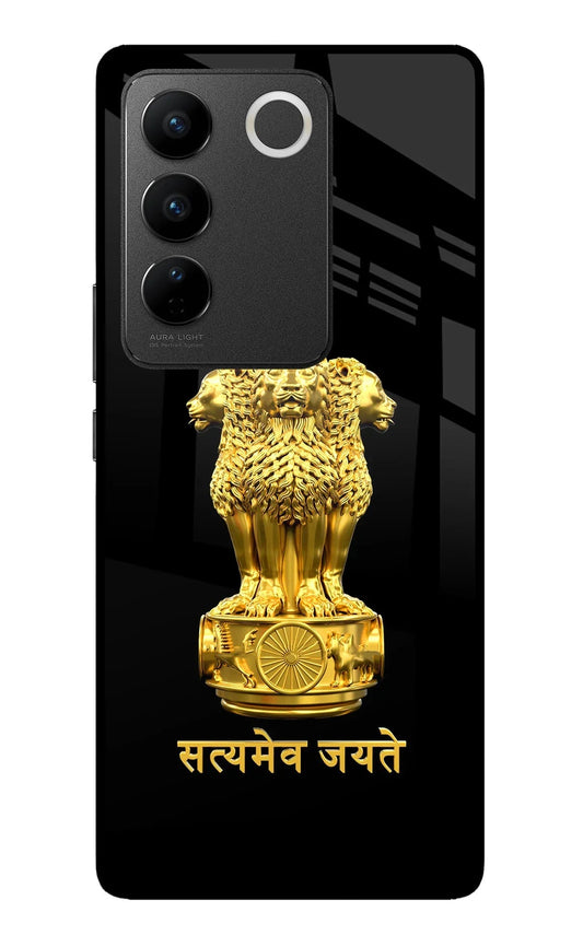 Satyamev Jayate Golden Vivo V27/V27 Pro Back Cover