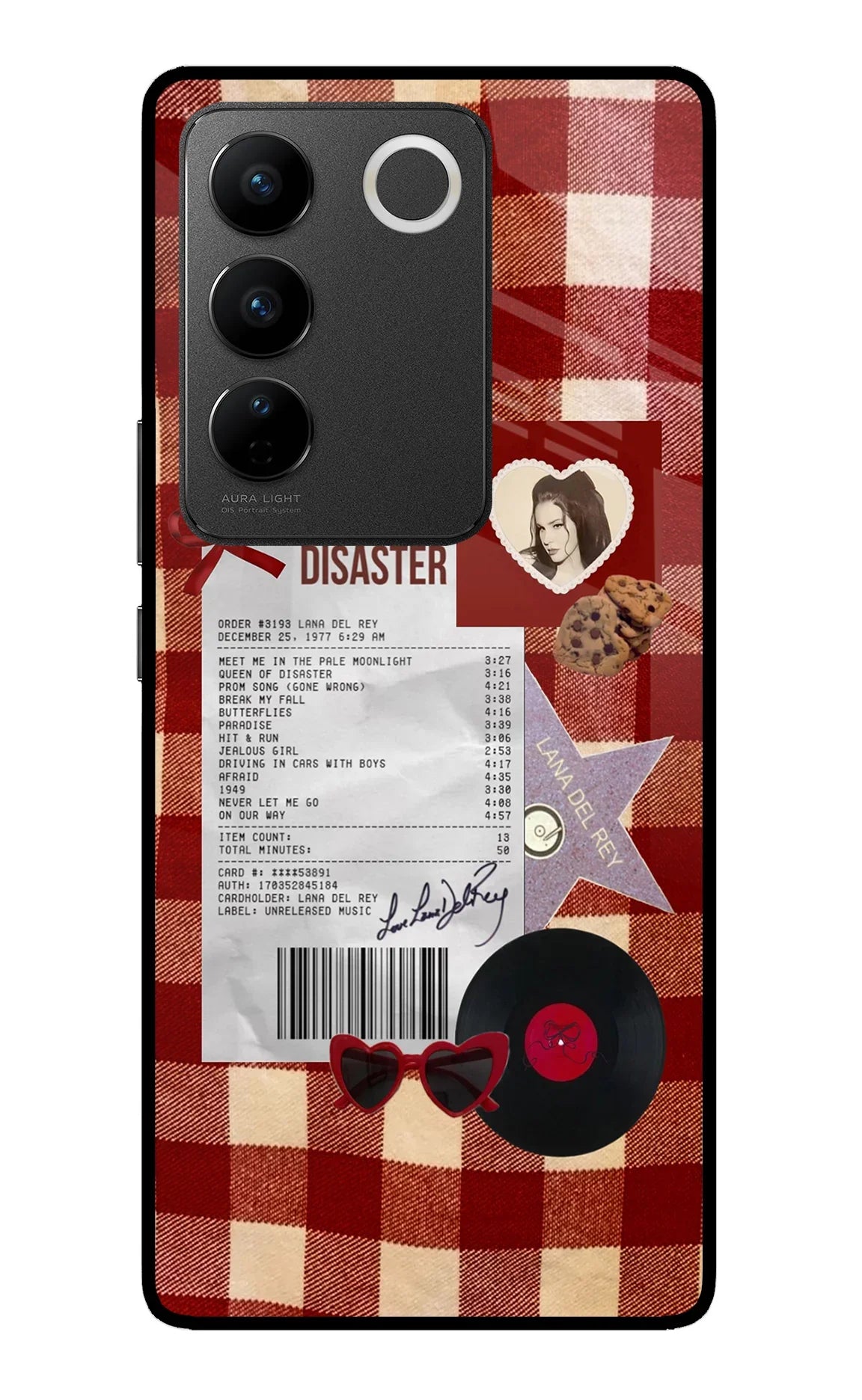 Queen of Disaster Vivo V27/V27 Pro Glass Case