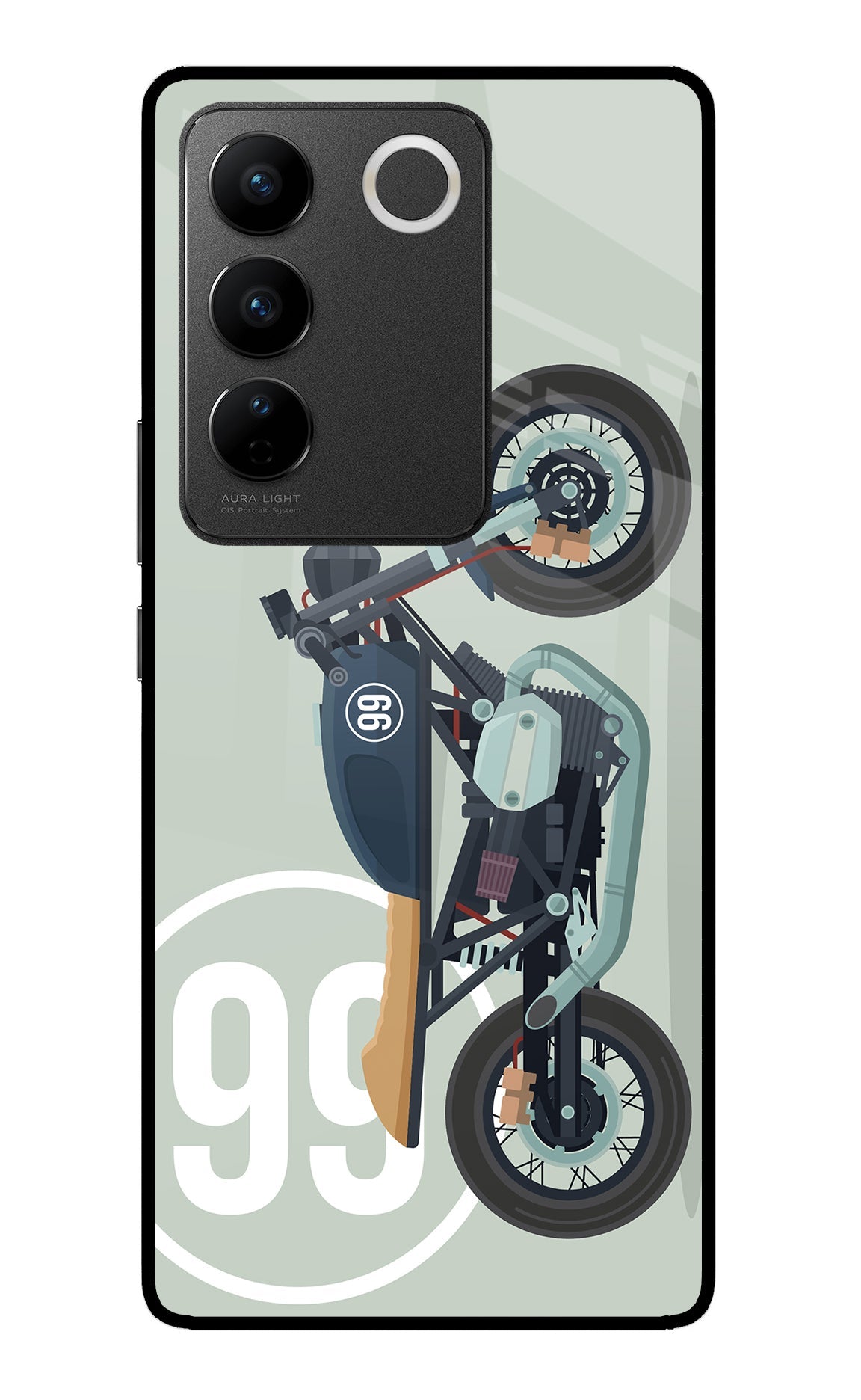 Classic Cafe Racer 99 Vivo V27/V27 Pro Back Cover