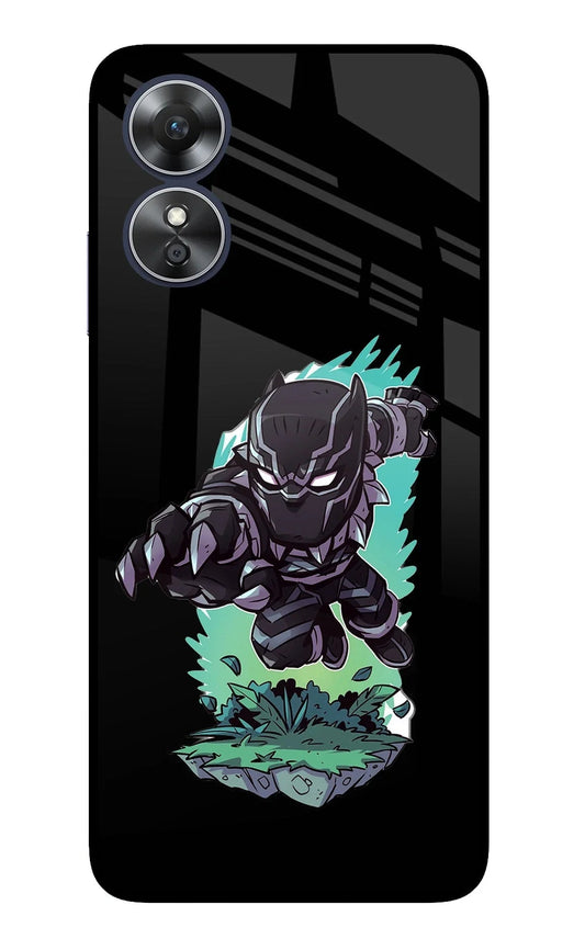 Black Panther Oppo A17 Back Cover