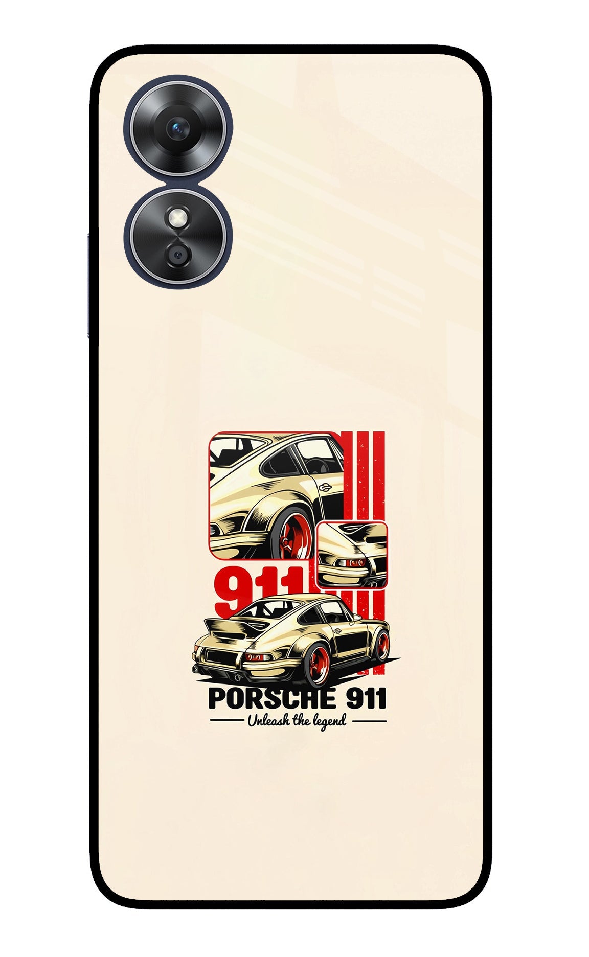 Classic Porsche 911 Oppo A17 Back Cover
