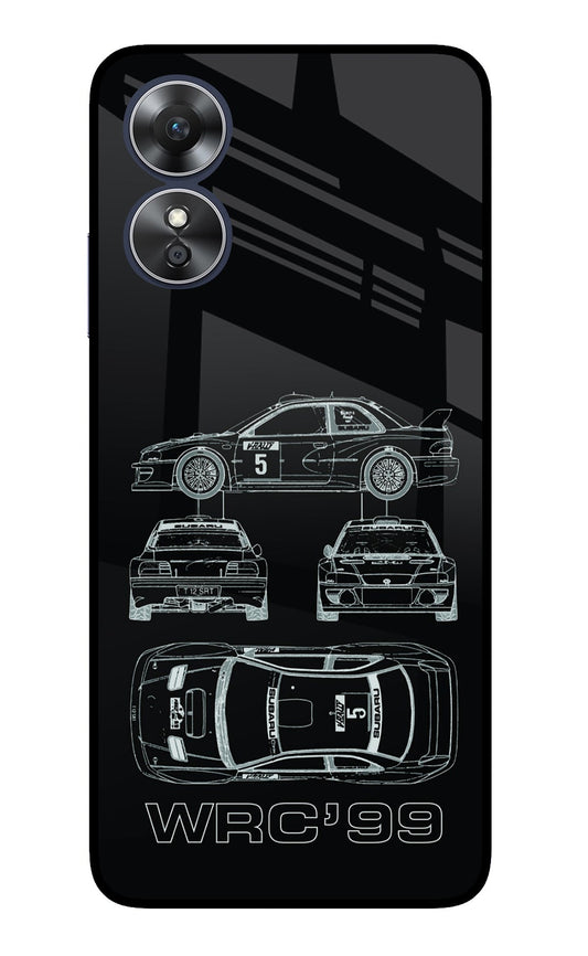 WRC'99 Oppo A17 Glass Case