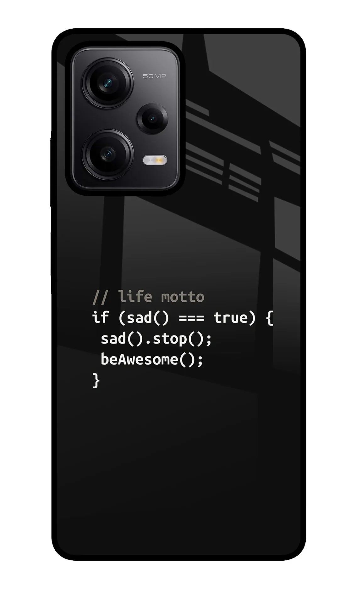 Life Motto Code Poco X5 5G Back Cover