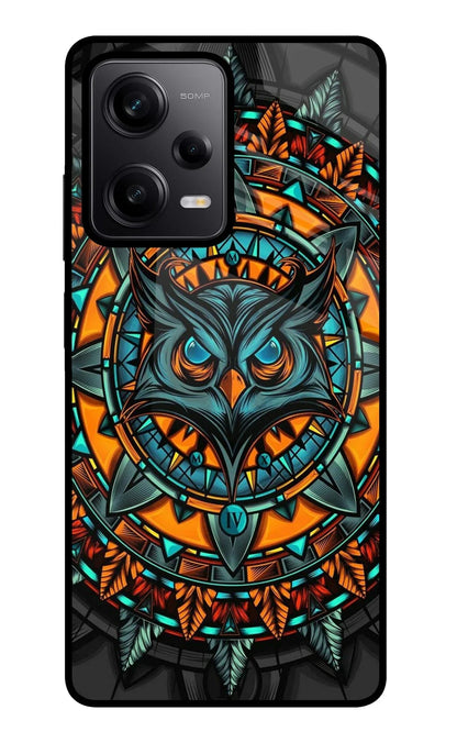 Angry Owl Art Poco X5 5G Back Cover