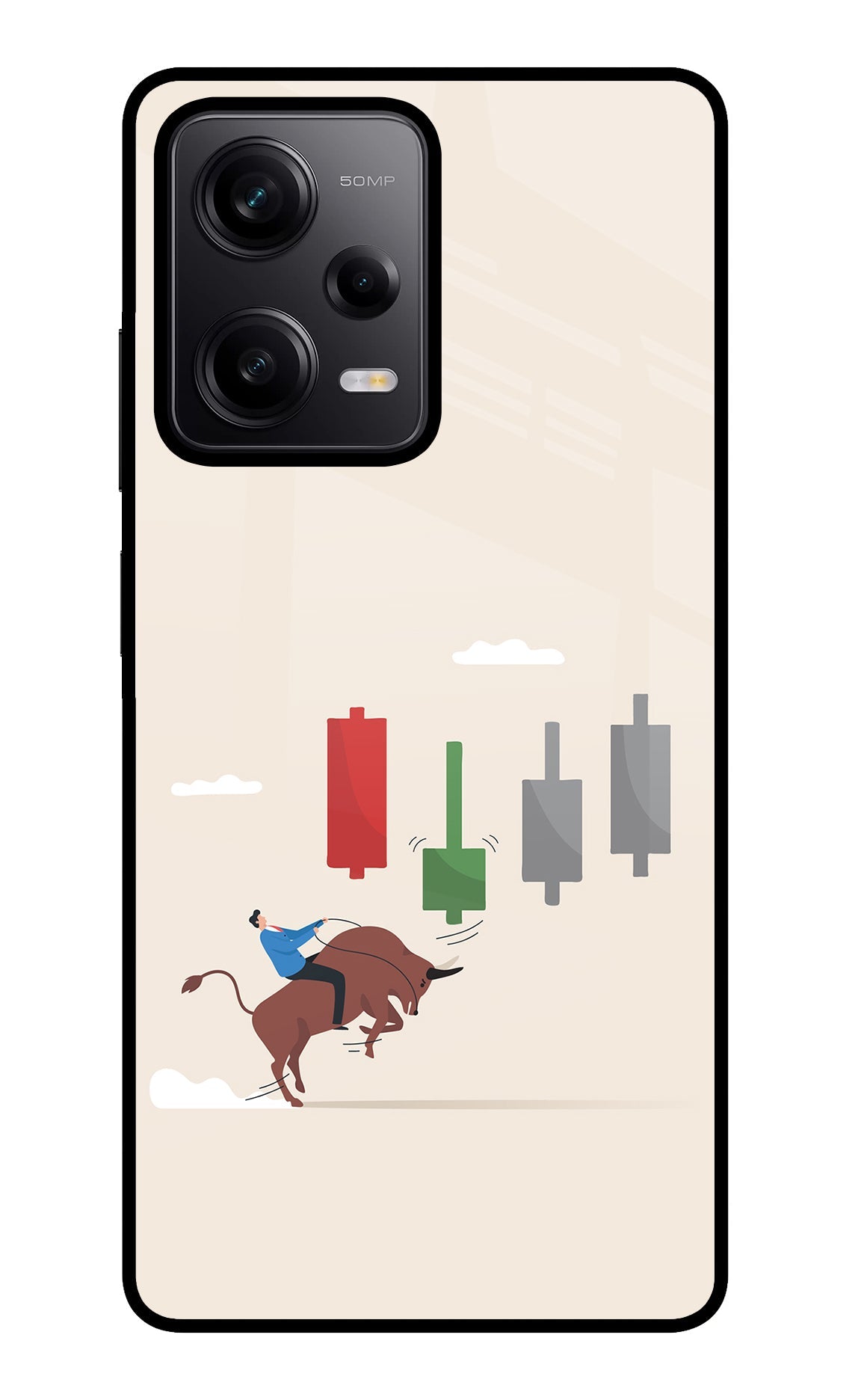 Bull Trading Momentum Poco X5 5G Glass Case