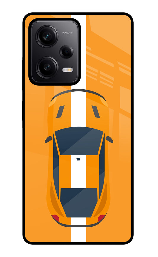 Highway Pursuit Poco X5 5G Glass Case